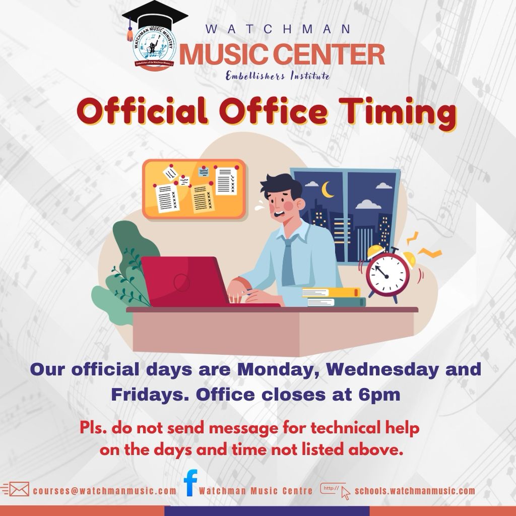 IT OFFICIAL OFFICE WORKING HOURS NOTICE